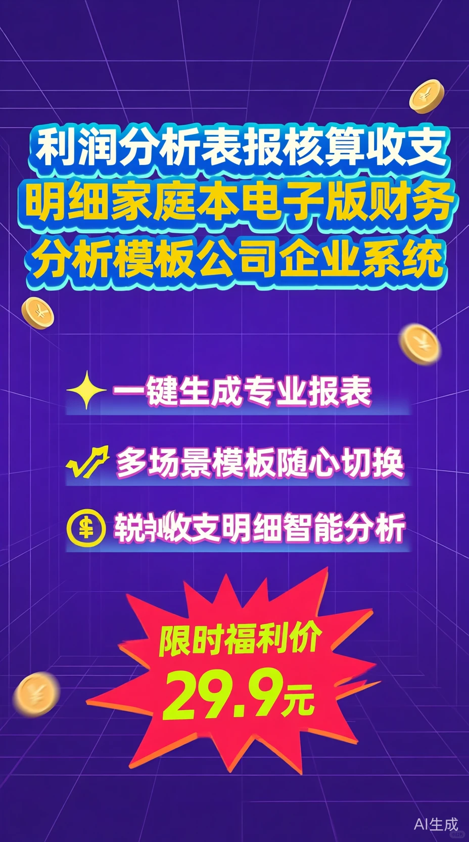 利润分析表|收支明细核算系统