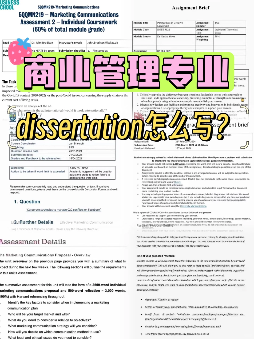 留学生商业管理专业dissertation辅导案例
