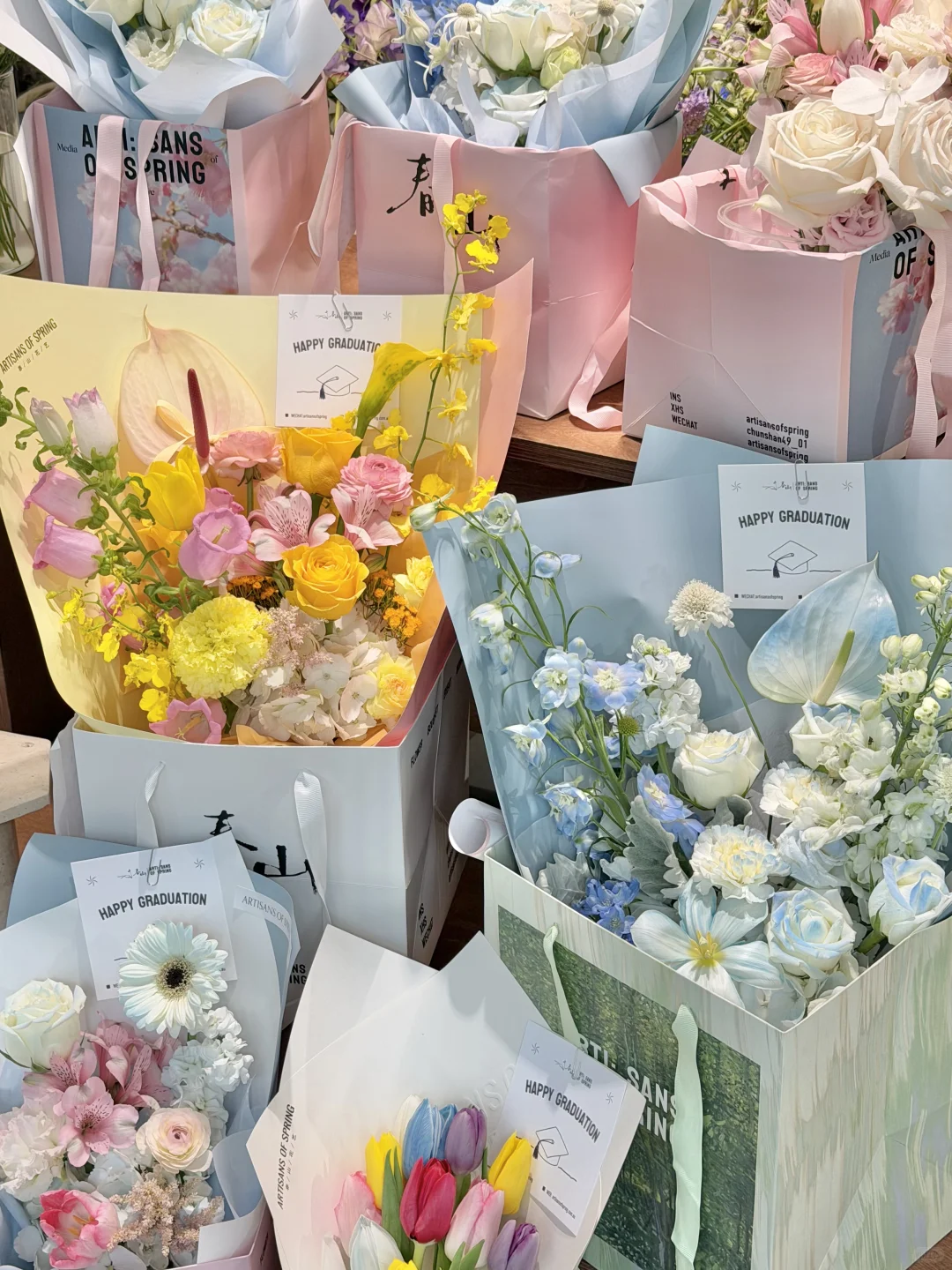 ⛰️?300+毕业花结束！墨尔本春山花艺总结
