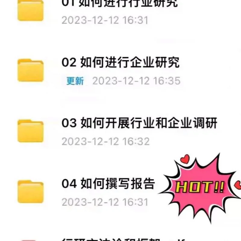 行业研究框架及方法论总结全流程?