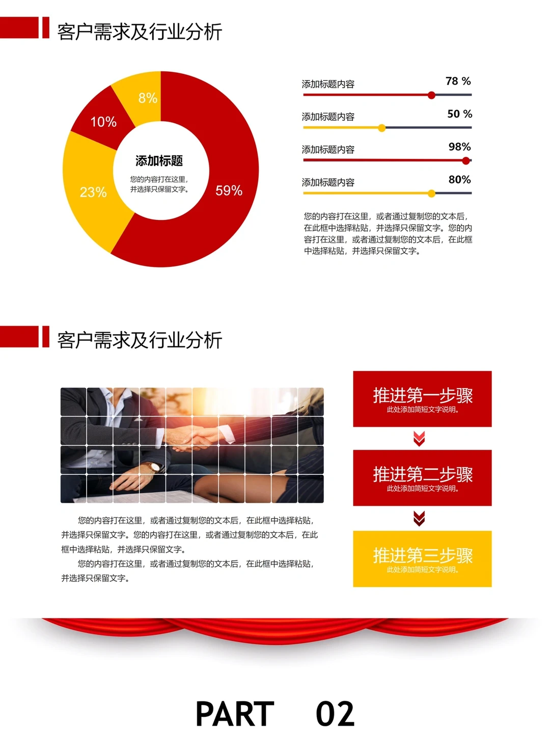 企业发展战略规划模板PPT模板