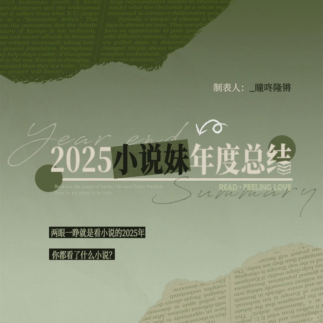 给小说妹的2025年度报告/年度总结模板