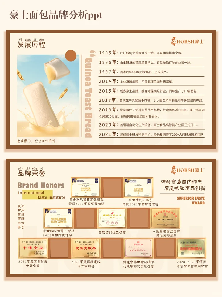 豪士面包品牌分析ppt