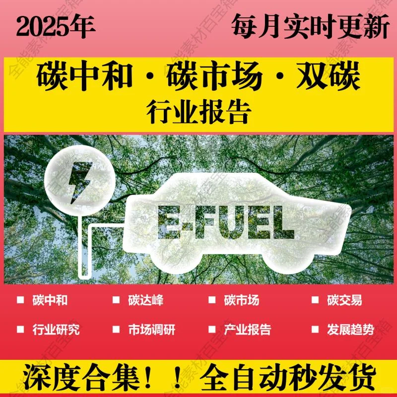 2025年碳市场行业报告大揭秘?