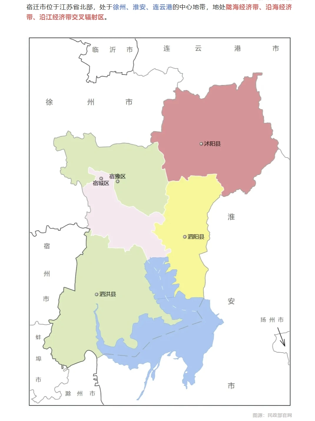 【城市报告】一个关于江苏宿迁的简易报告