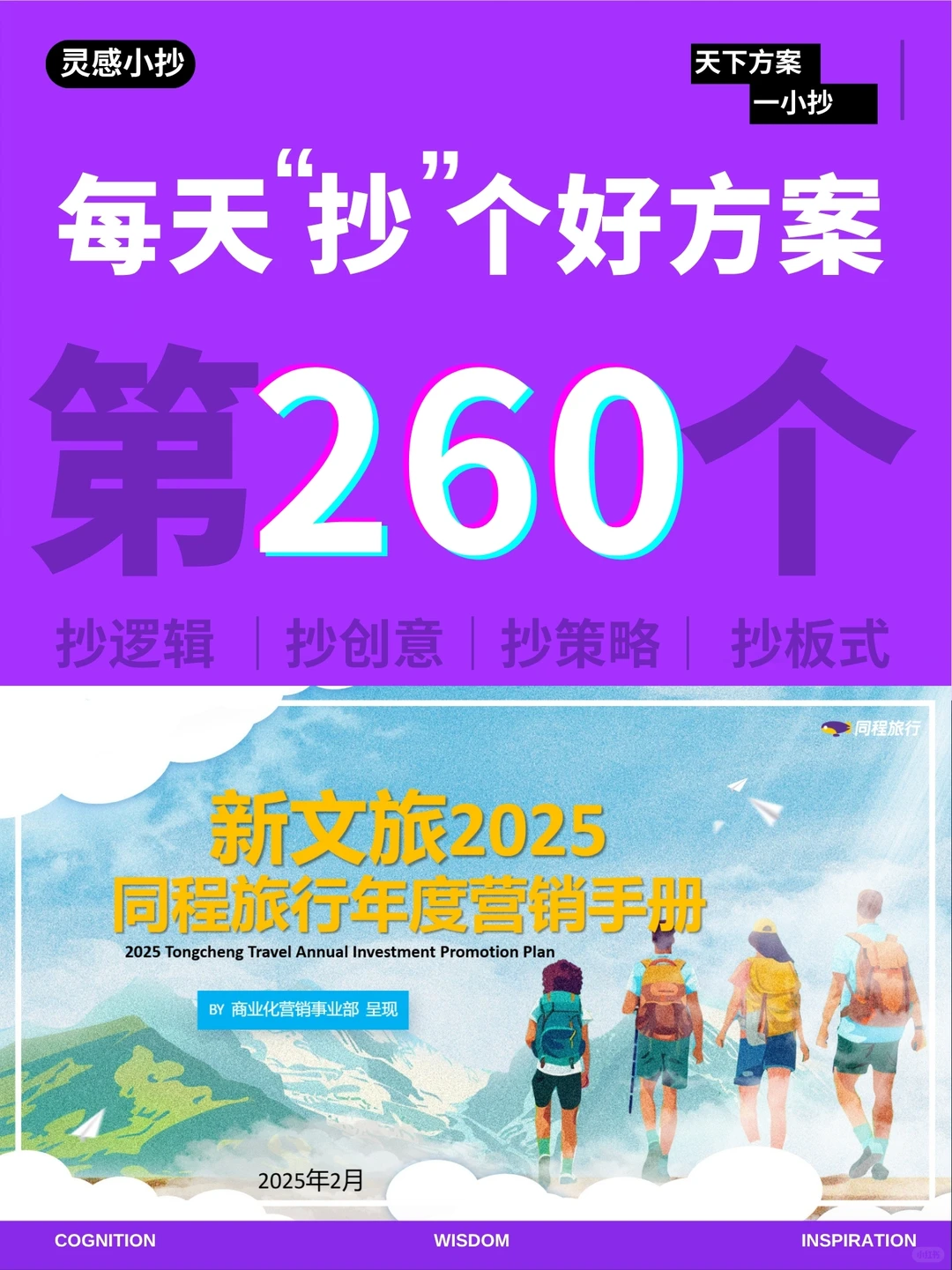 灵感小抄-新文旅2025年同程旅行年度营销
