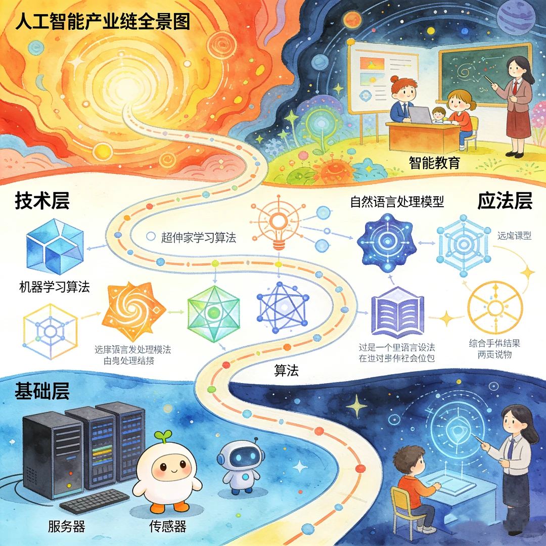 人工智能产业链全景图