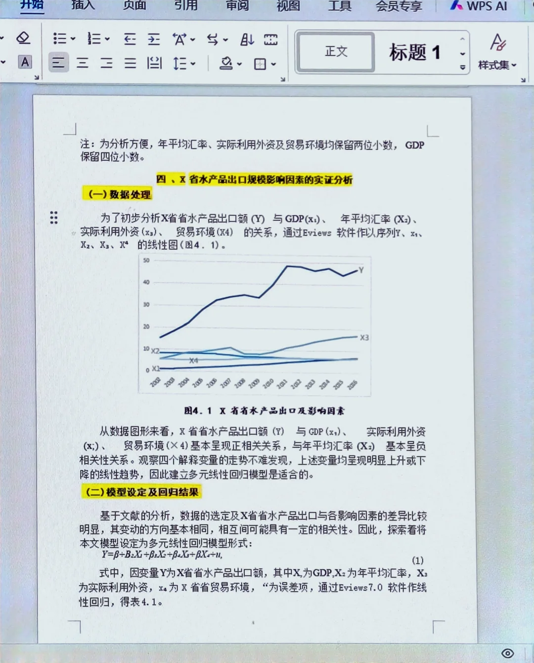 导师让参考的涉及计量经济学的优秀论文?
