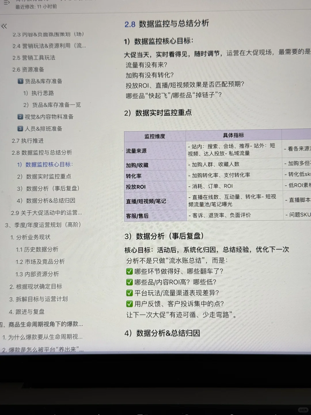 电商大促如何做数据监控和总结分析？