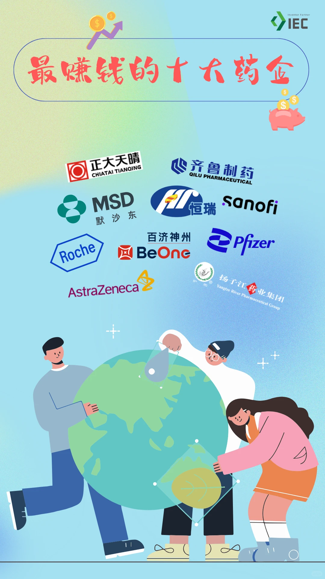 在中国最赚钱的十大药企?️