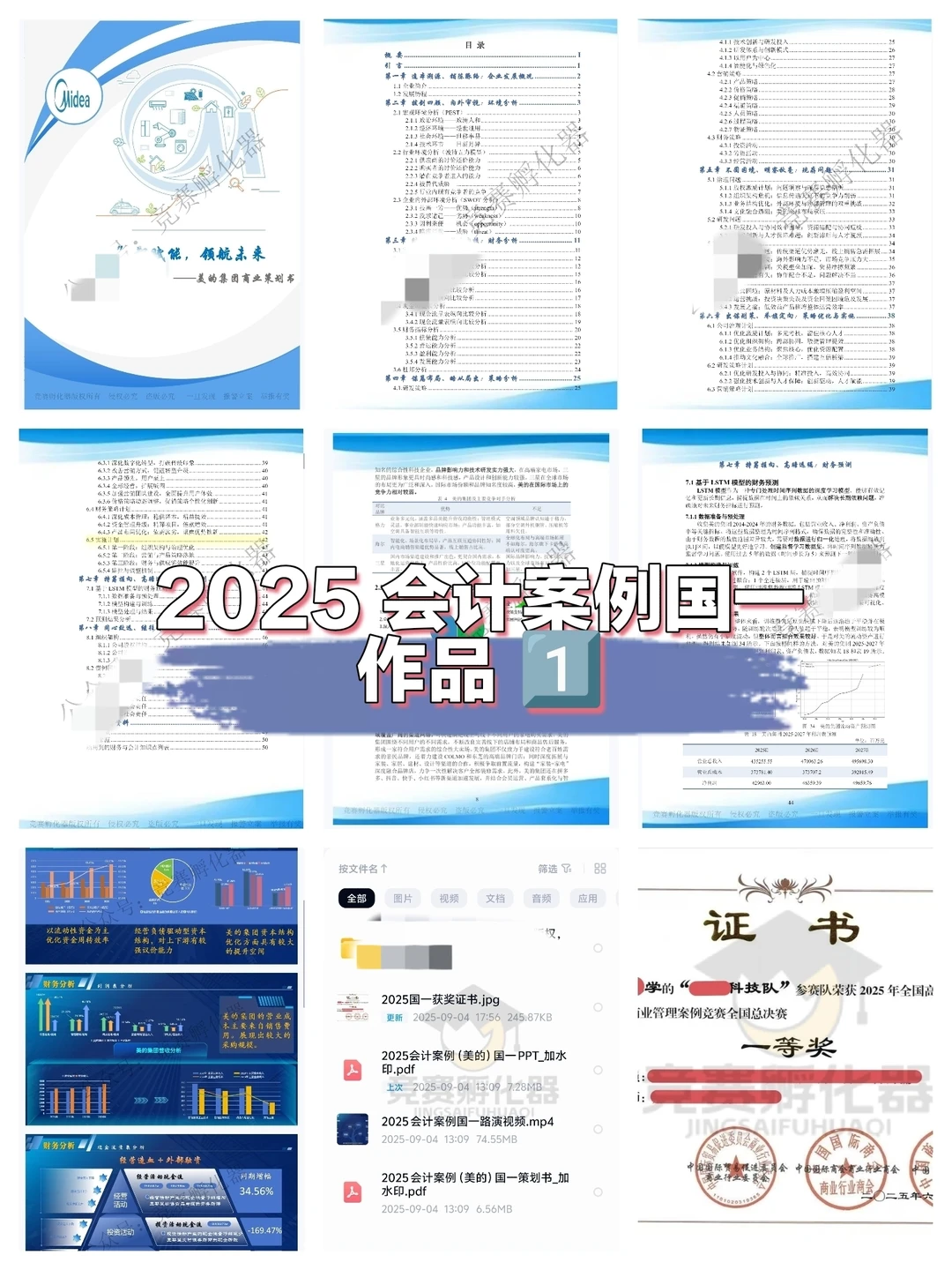 2026年会计案例竞赛国一参考作品1️⃣