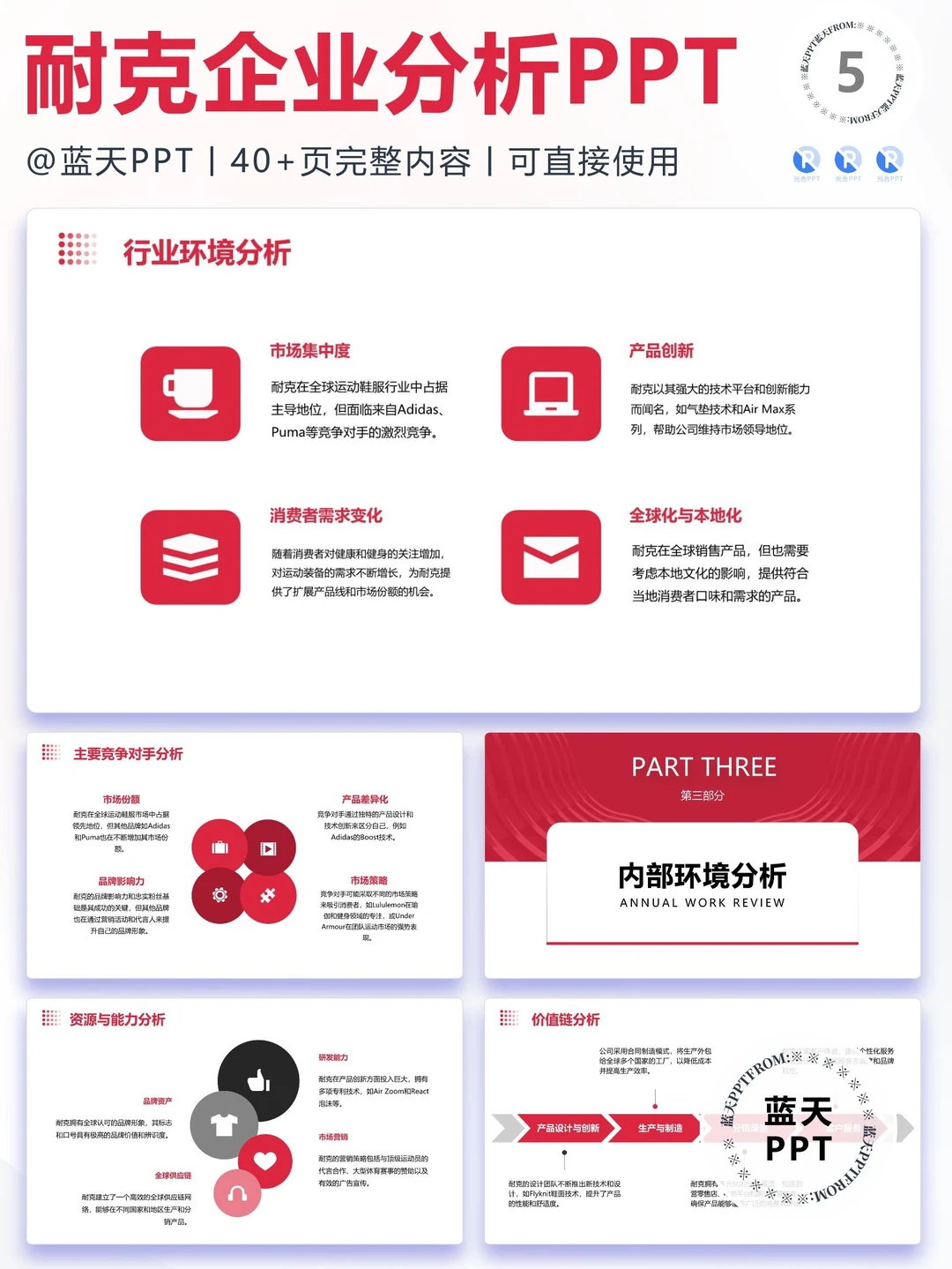 【001】耐克案例分析企业战略品牌营销PPT