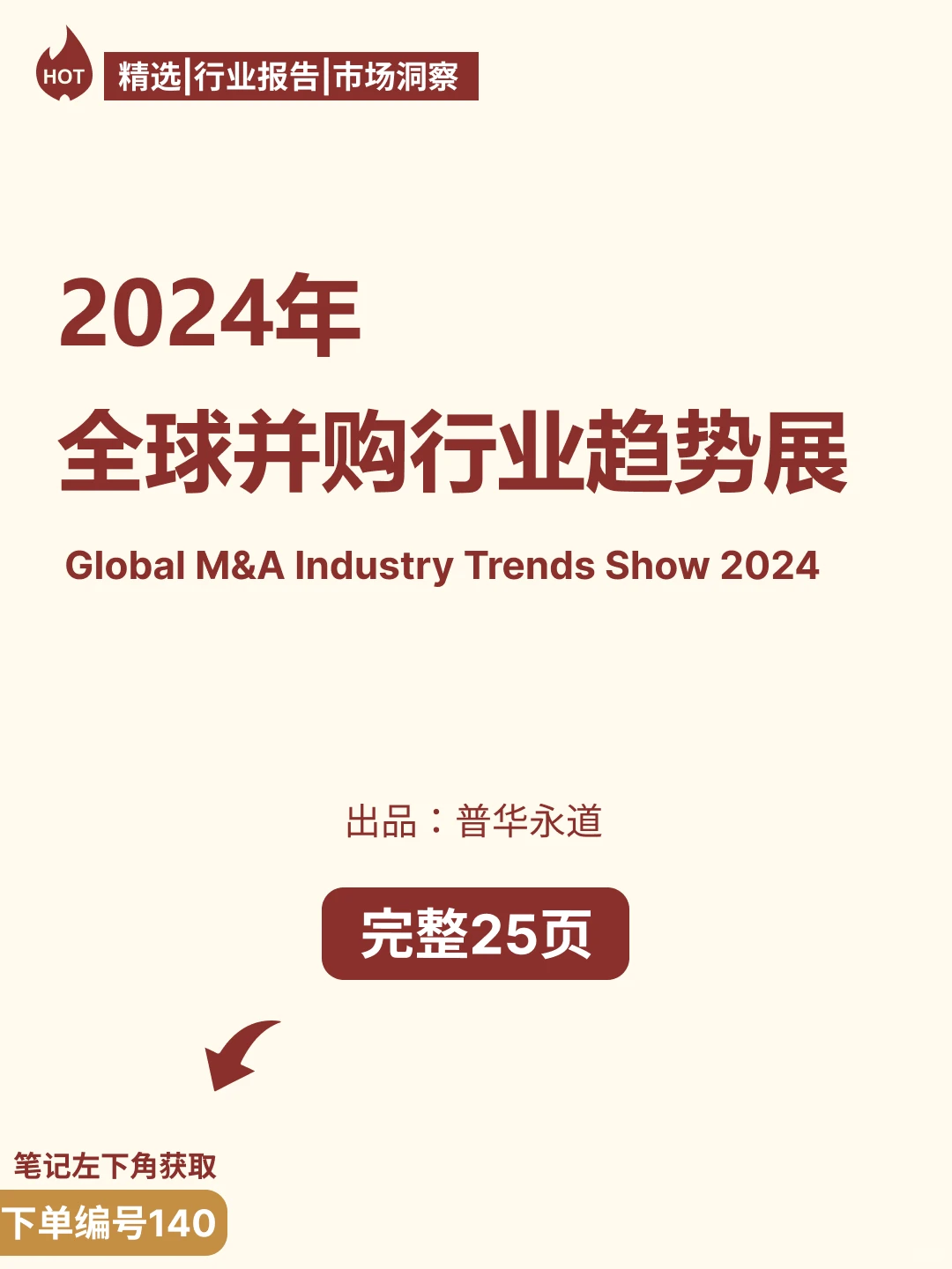 2024年全球并购行业趋势展