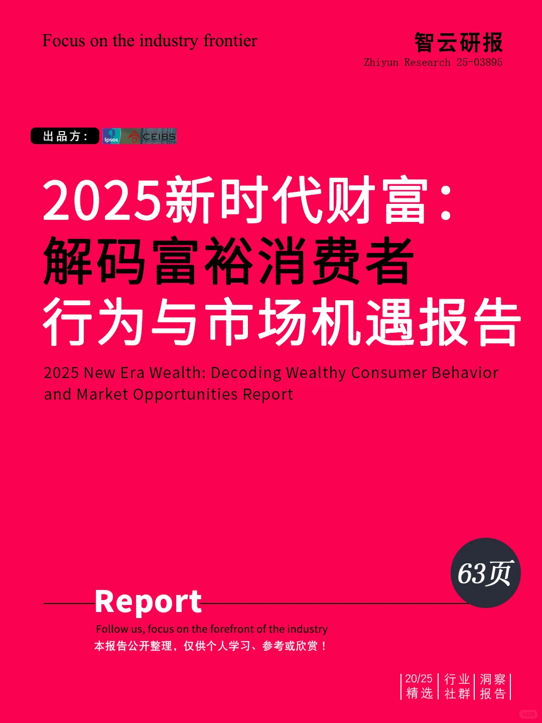 ✨解读2025新时代财富解码富裕消费者报告
