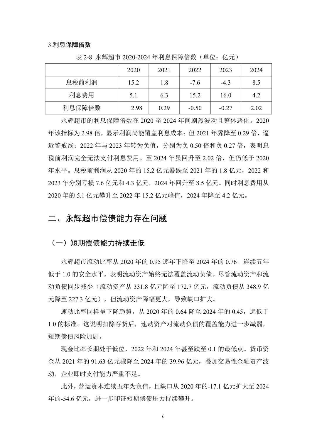 偿债能力分析不会写的都去死磕这篇!!