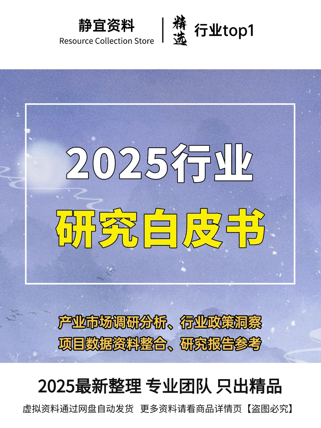 2025白皮书行业研究报告产业市场分析