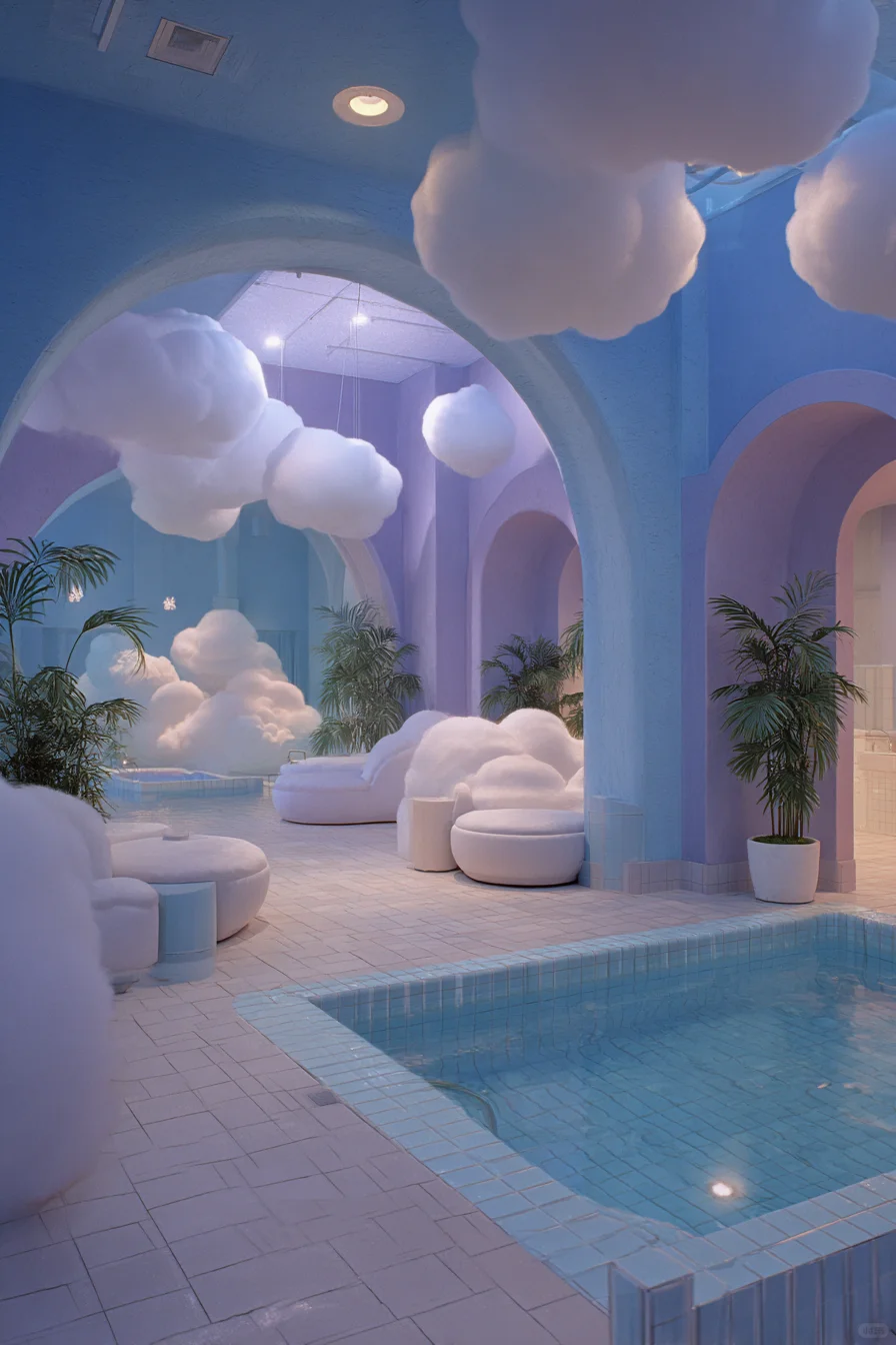 2026 商业设计趋势：超现实主义水疗中心