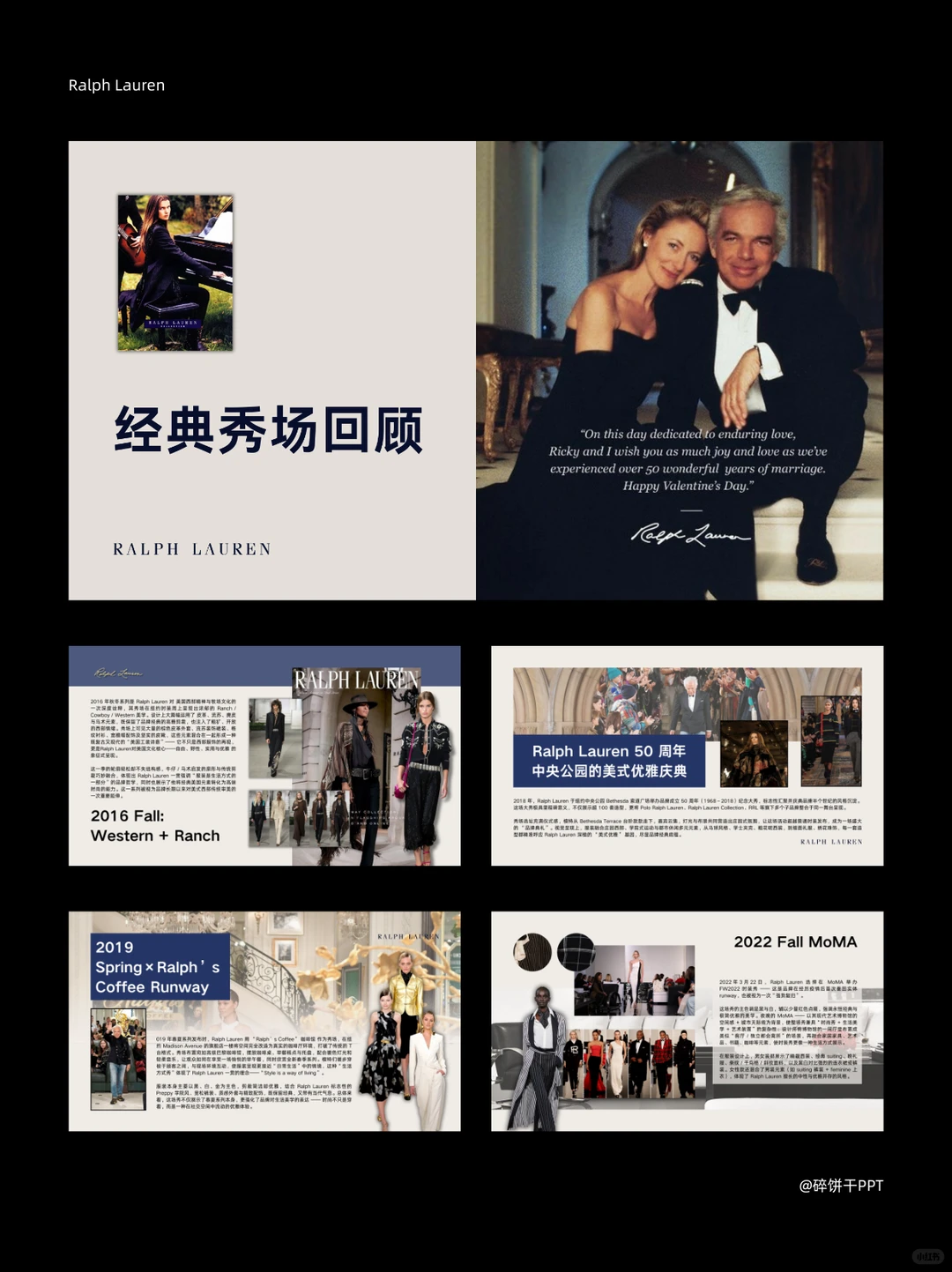 Ralph Lauren 拉夫劳伦品牌调研模版｜30 页