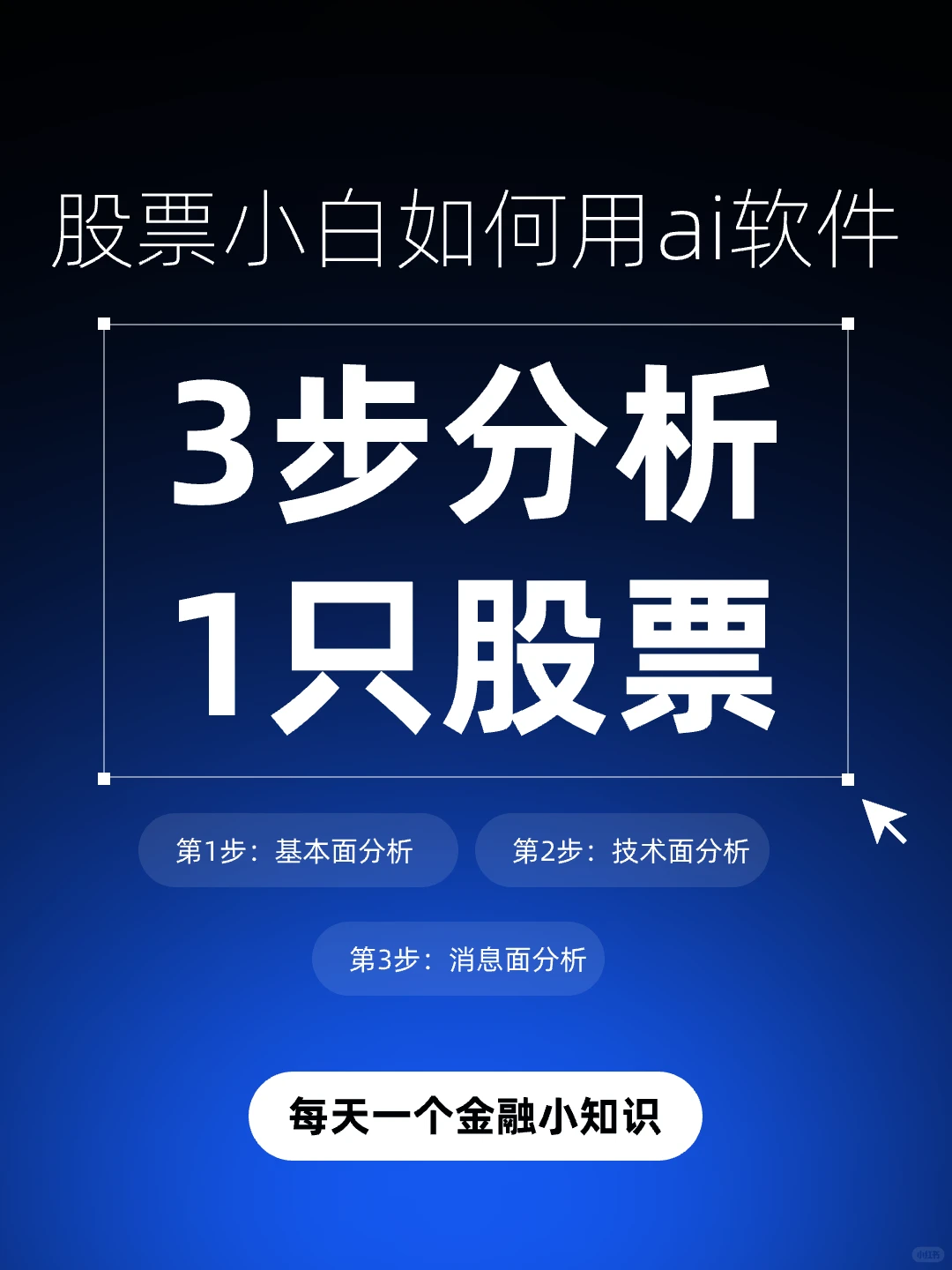 股票小白如何用ai软件3步分析1只股票