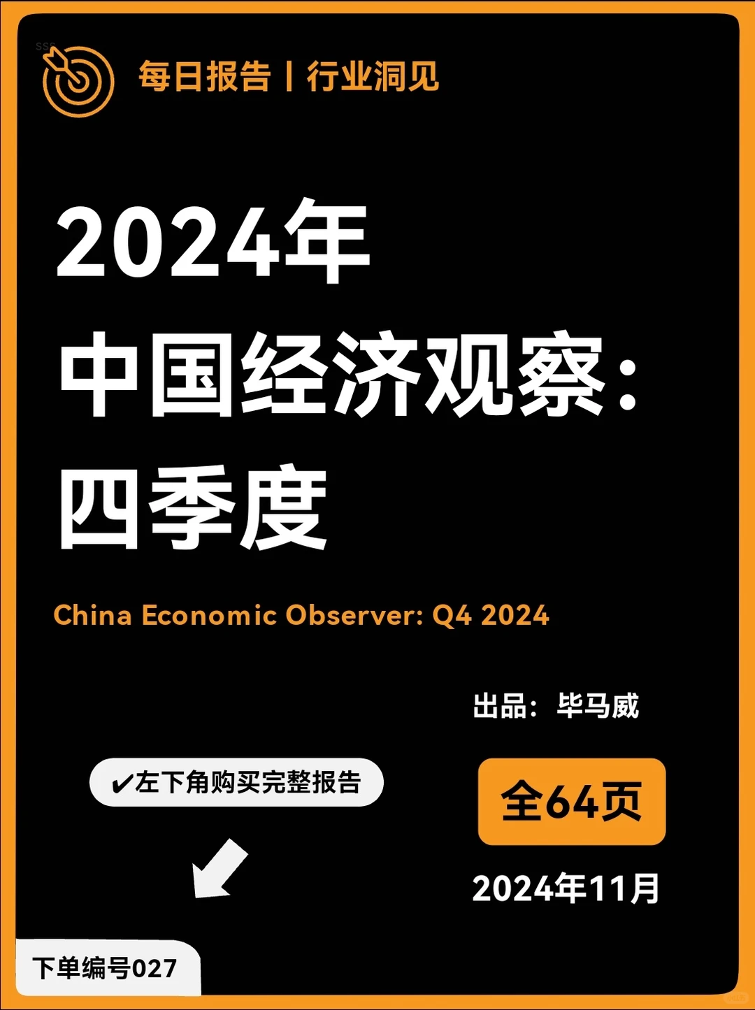 中国经济观察：2024年四季度