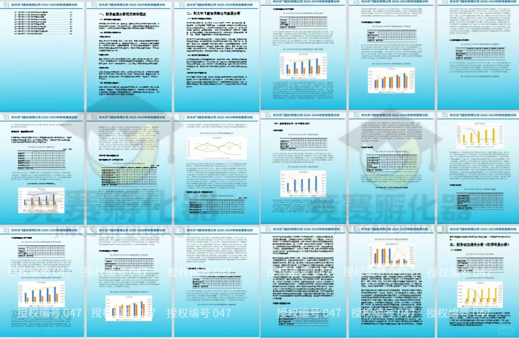 科大讯飞公司2020-2024年财务报表分析
