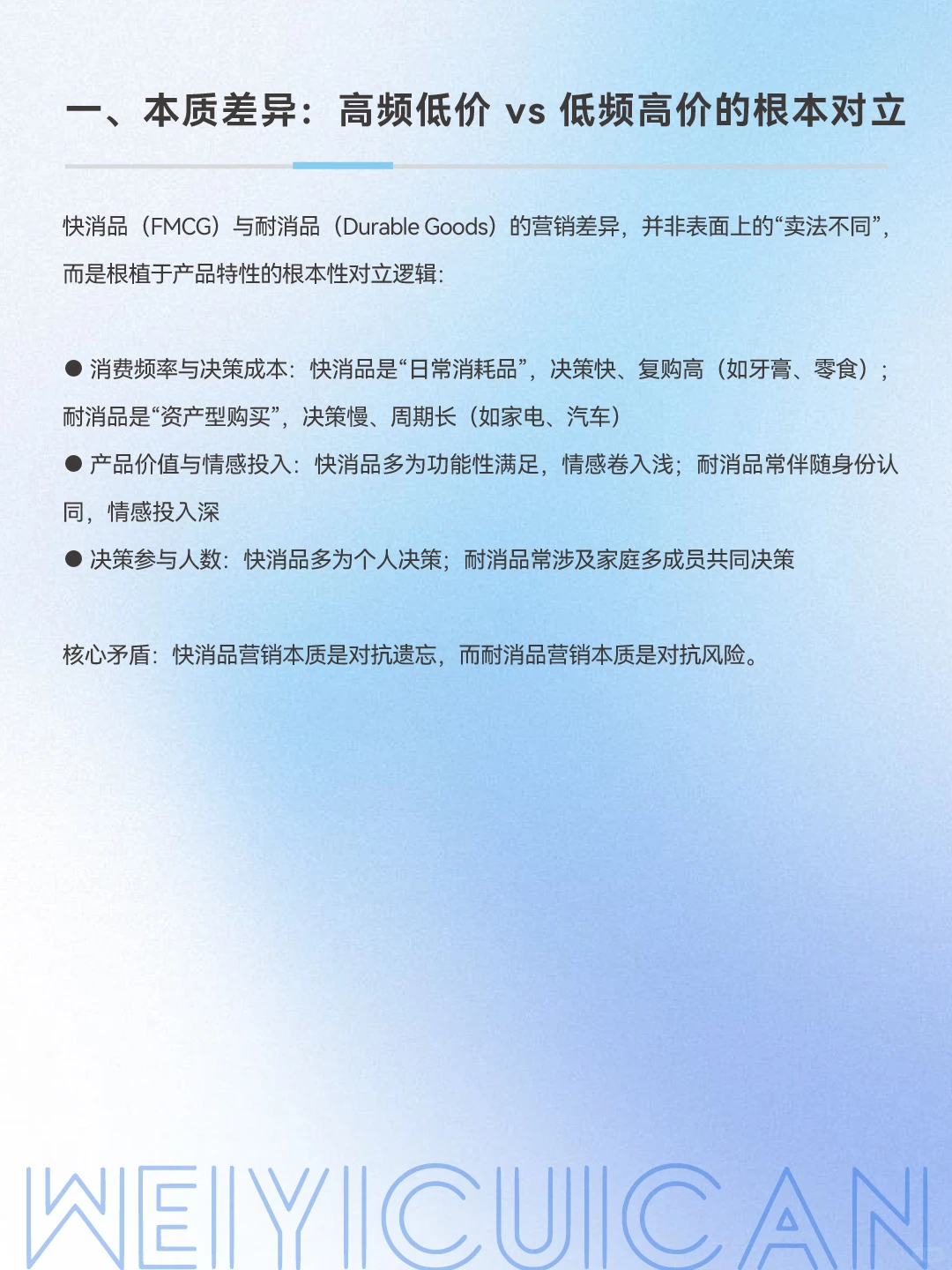 吐血整理 | 6张图带你搞懂快消和耐消的区别