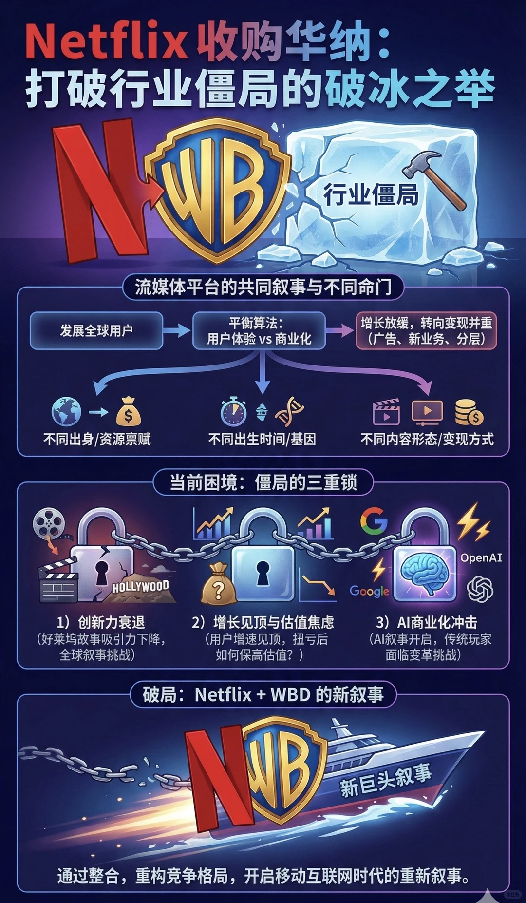 网飞基本面分析｜为何收购华纳HBO