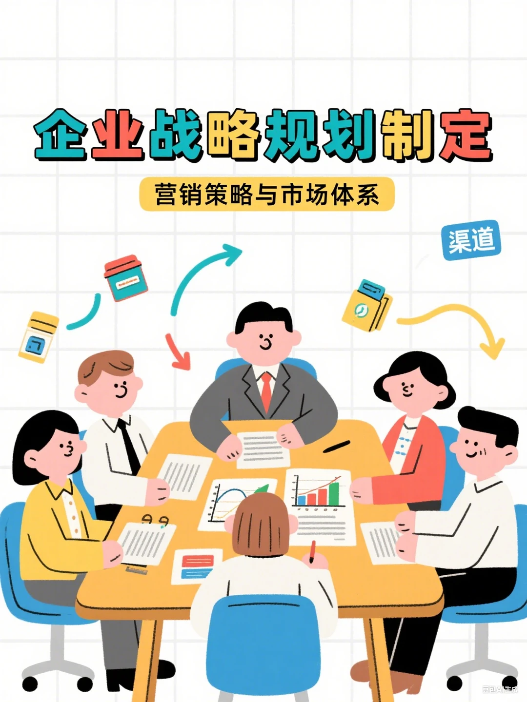 ?企业战略规划 PPT + 表格，太实用！