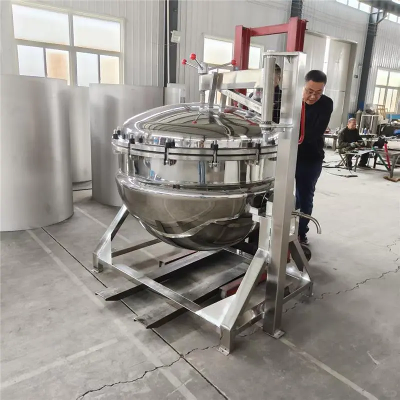 预制菜浓汤高温高压熬煮锅工厂推荐...