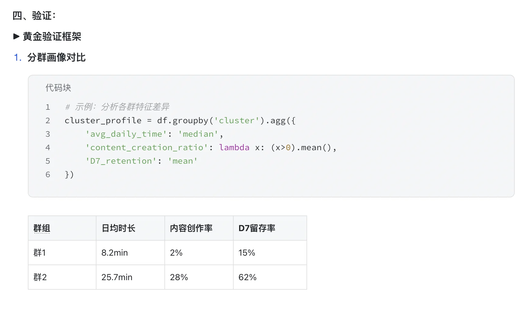 No21 高频数分面试题-新用户首周行为聚类