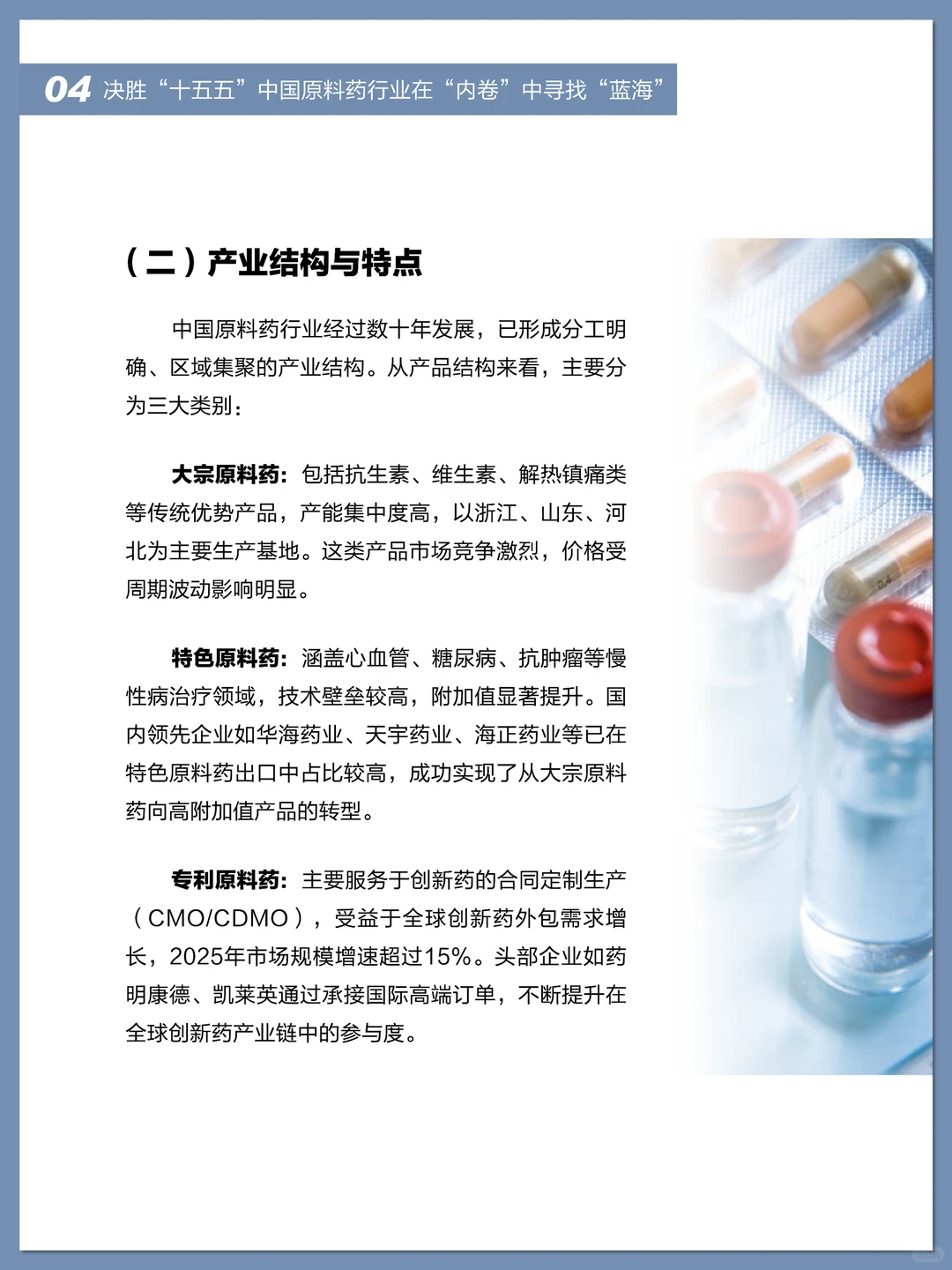 中国原料药行业报告 2025