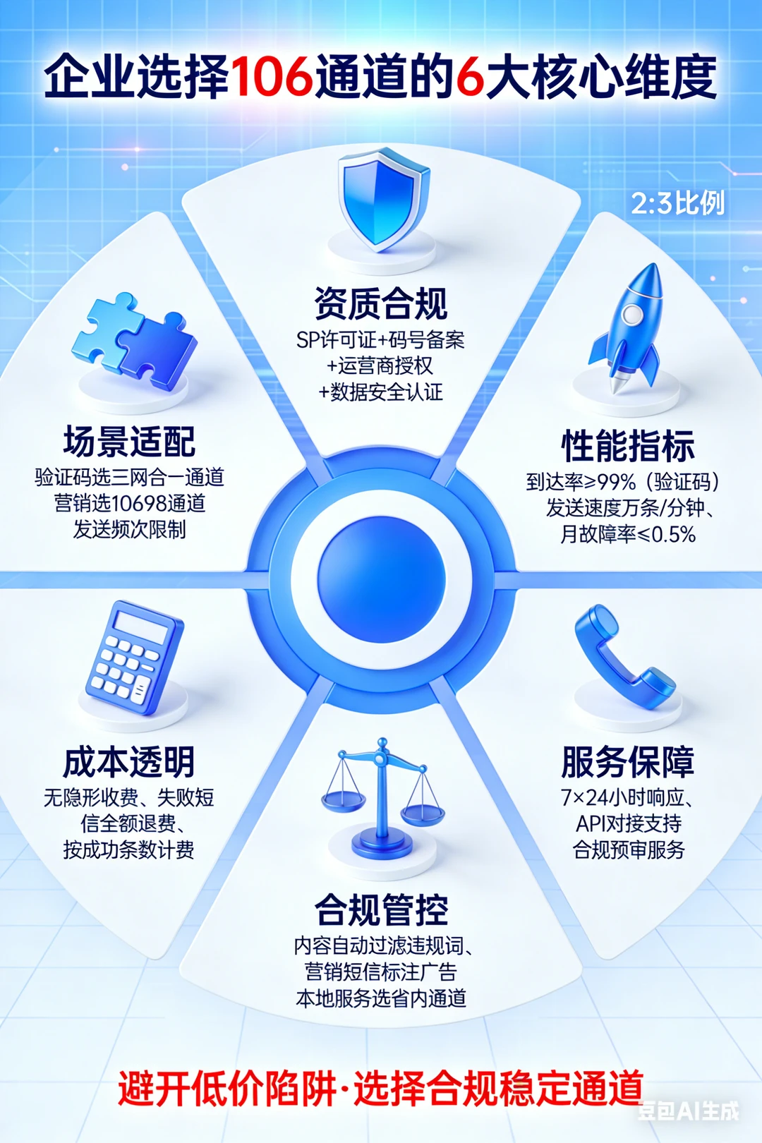 企业选择106 通道的6大核心维度
