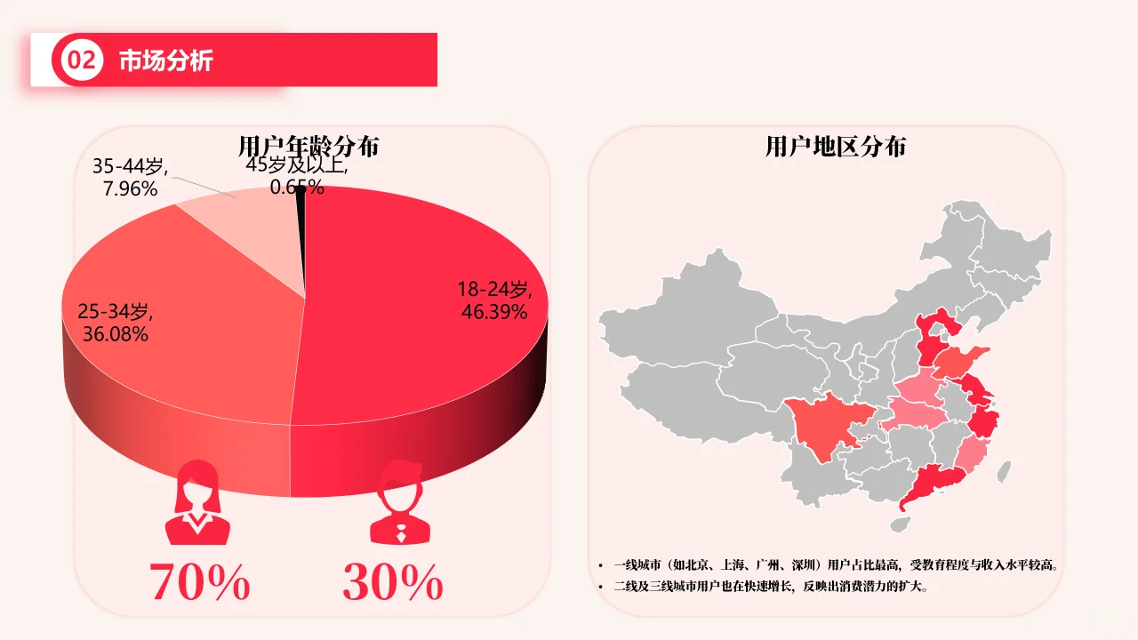 小红书品牌市场分析与推广PPT