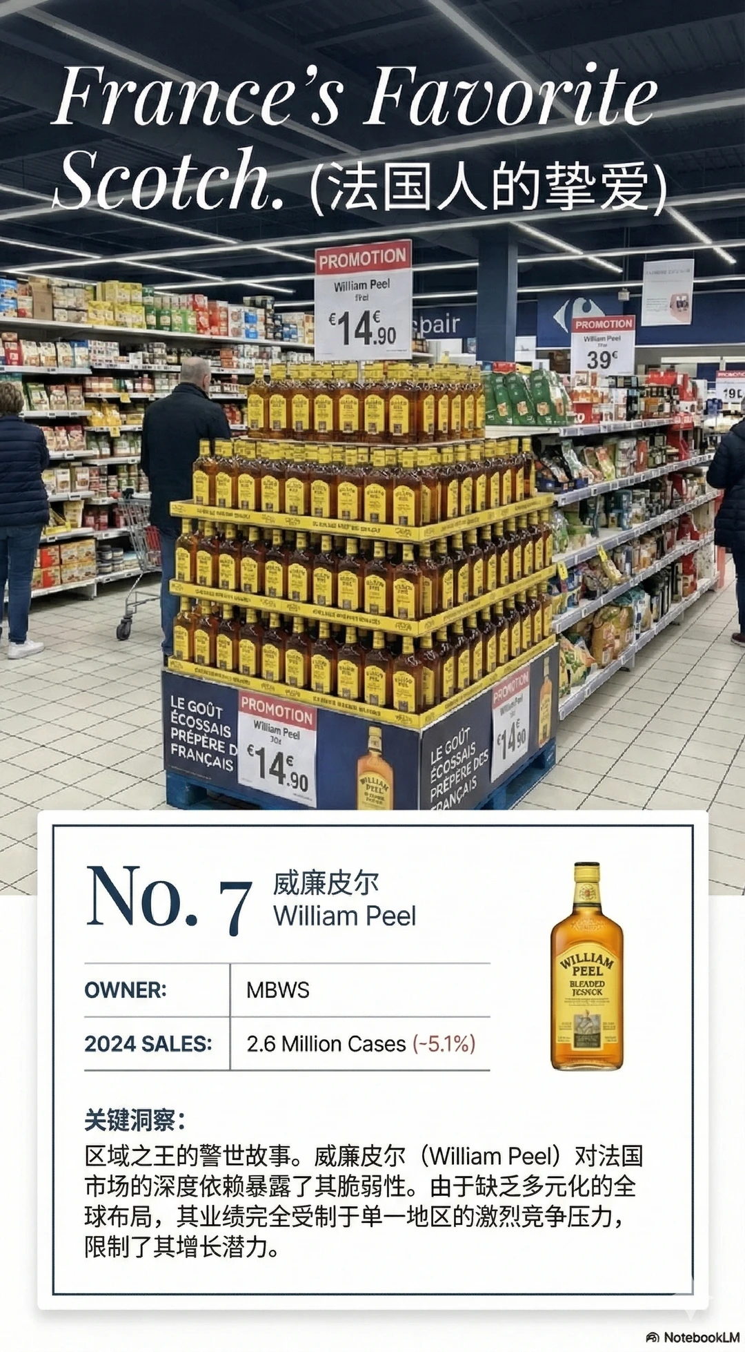 2025苏格兰威士忌销量TOP10核心洞察