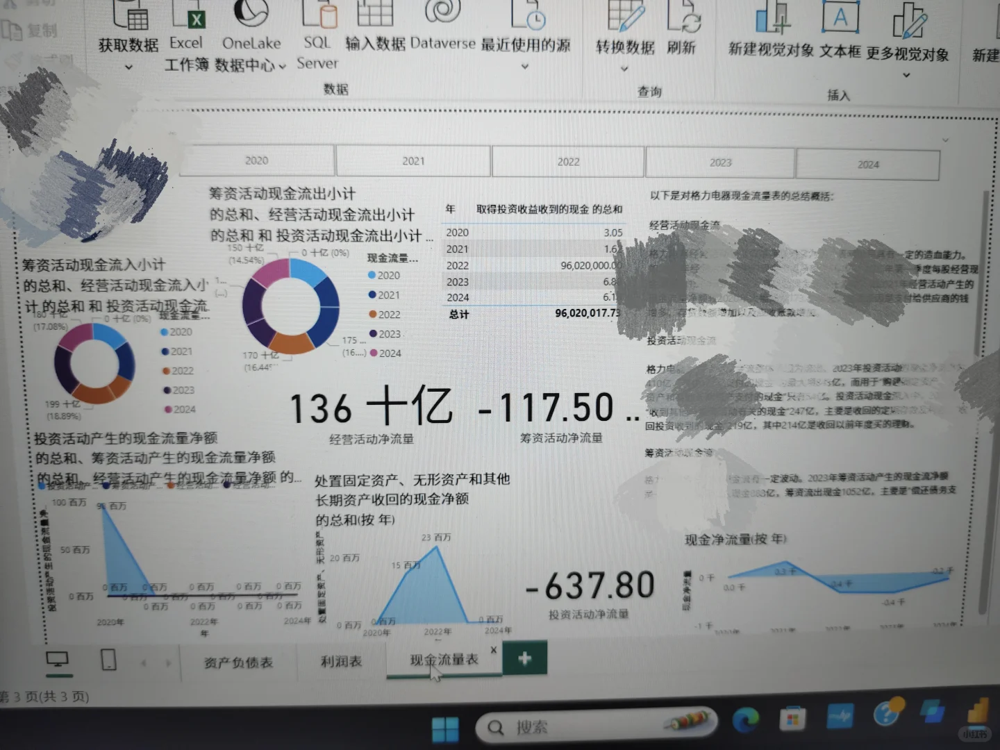 接财务报表分析可视化 价格好说