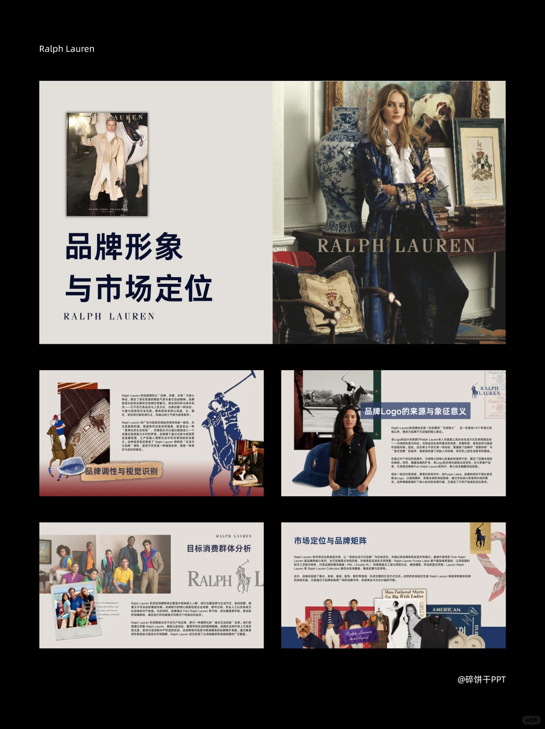 Ralph Lauren 拉夫劳伦品牌调研模版｜30 页