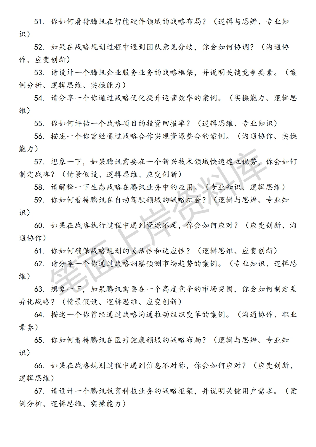 腾讯高级战略经理