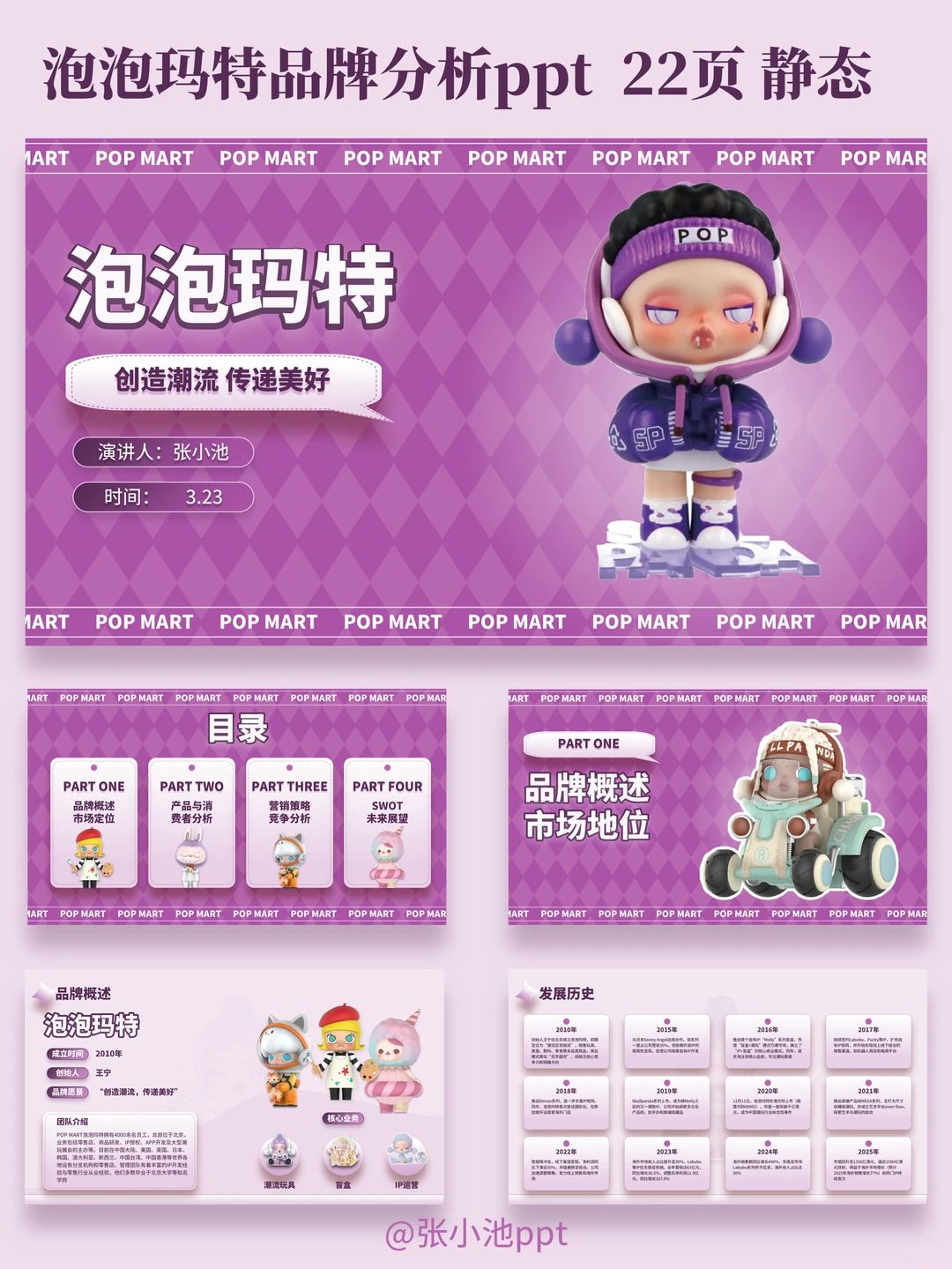 挖到宝！泡泡玛特品牌分析PPT超全
