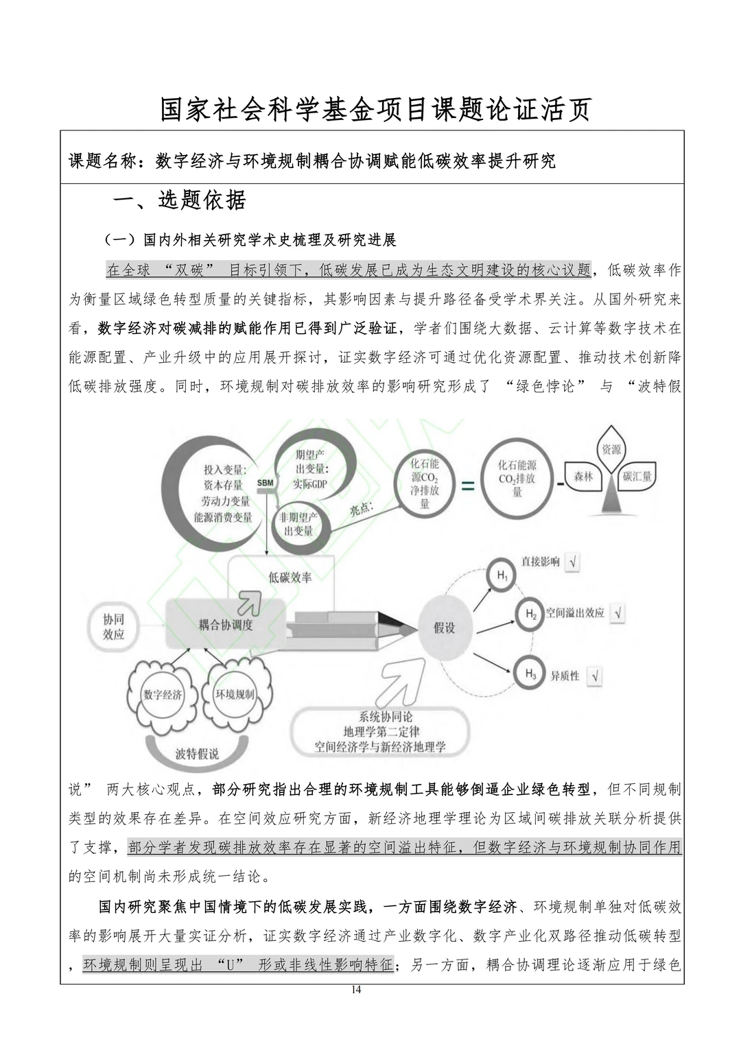 这篇国社科“双碳”+数字经济课题写的太强