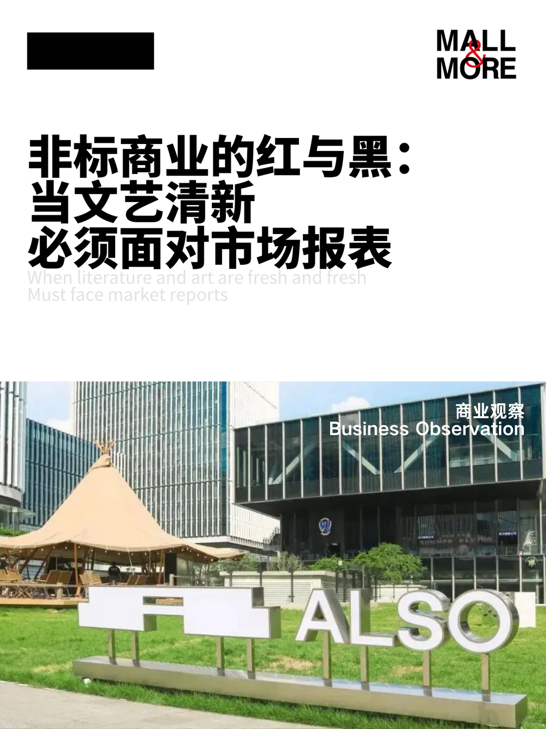 非标商业红与黑：文艺清新VS销售数据