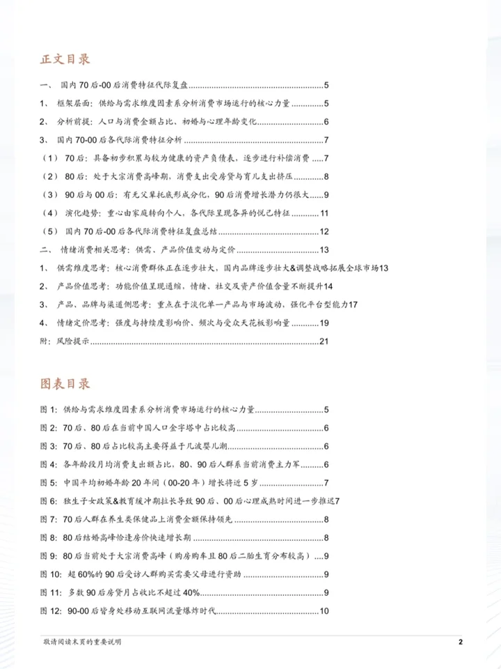 70后-00后消费特征代际复盘及情绪消费趋势