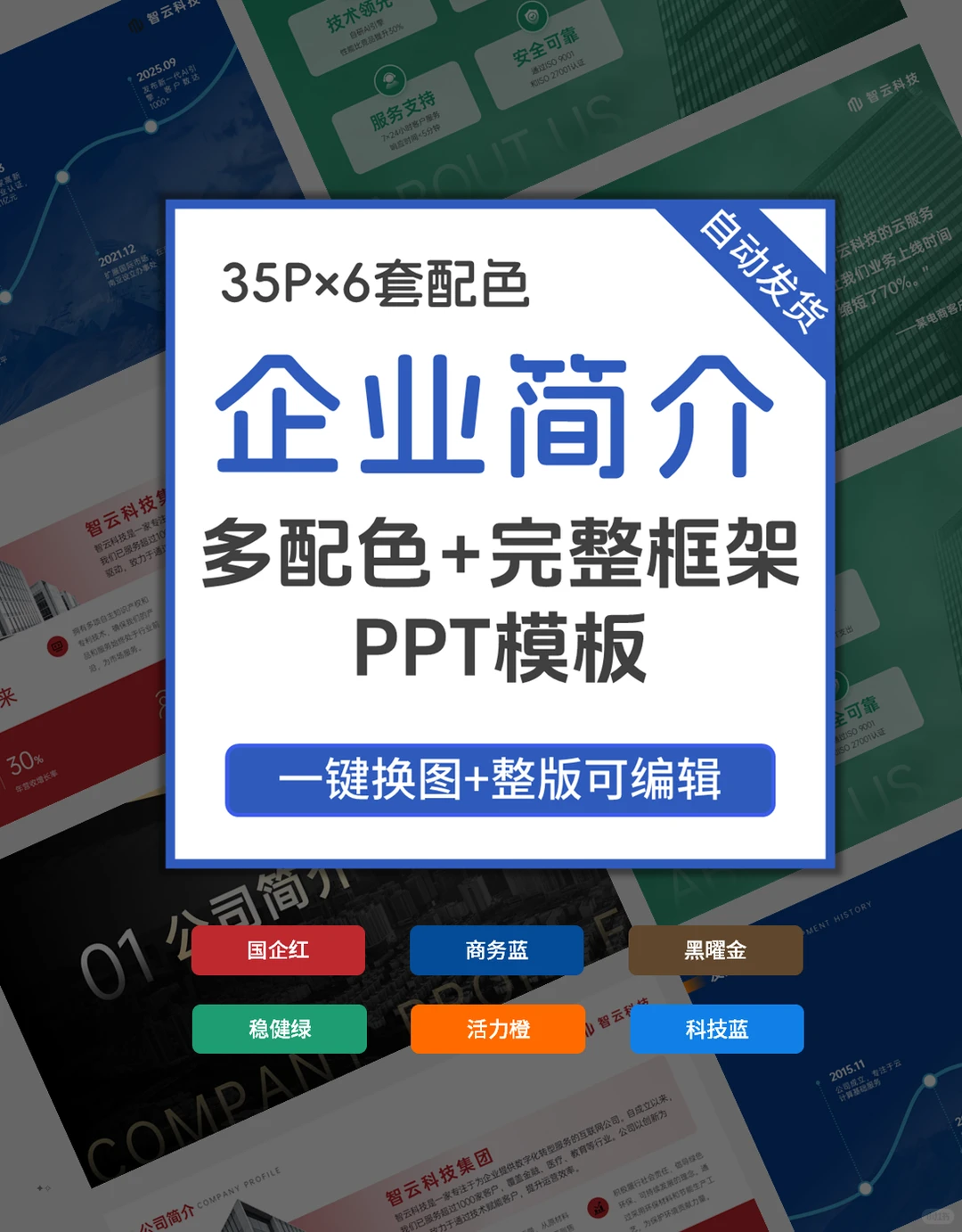 企业品牌宣传ppt案例不再头疼