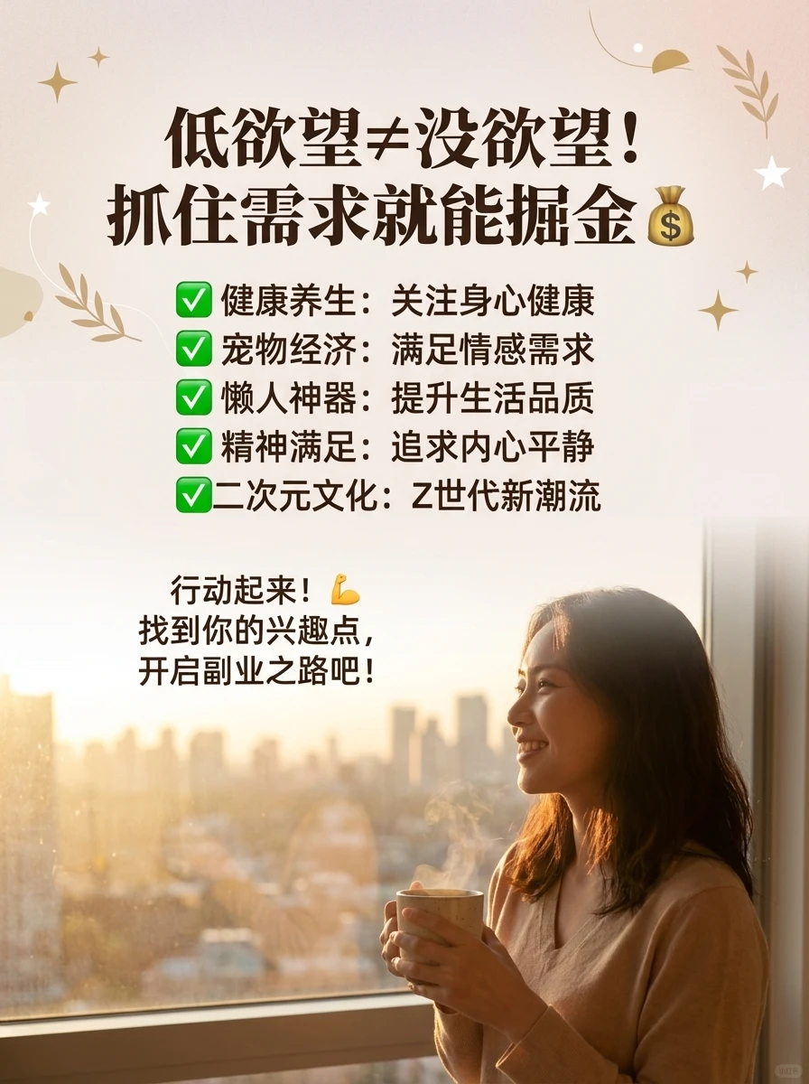 低欲望社会的5个高增长赛道?