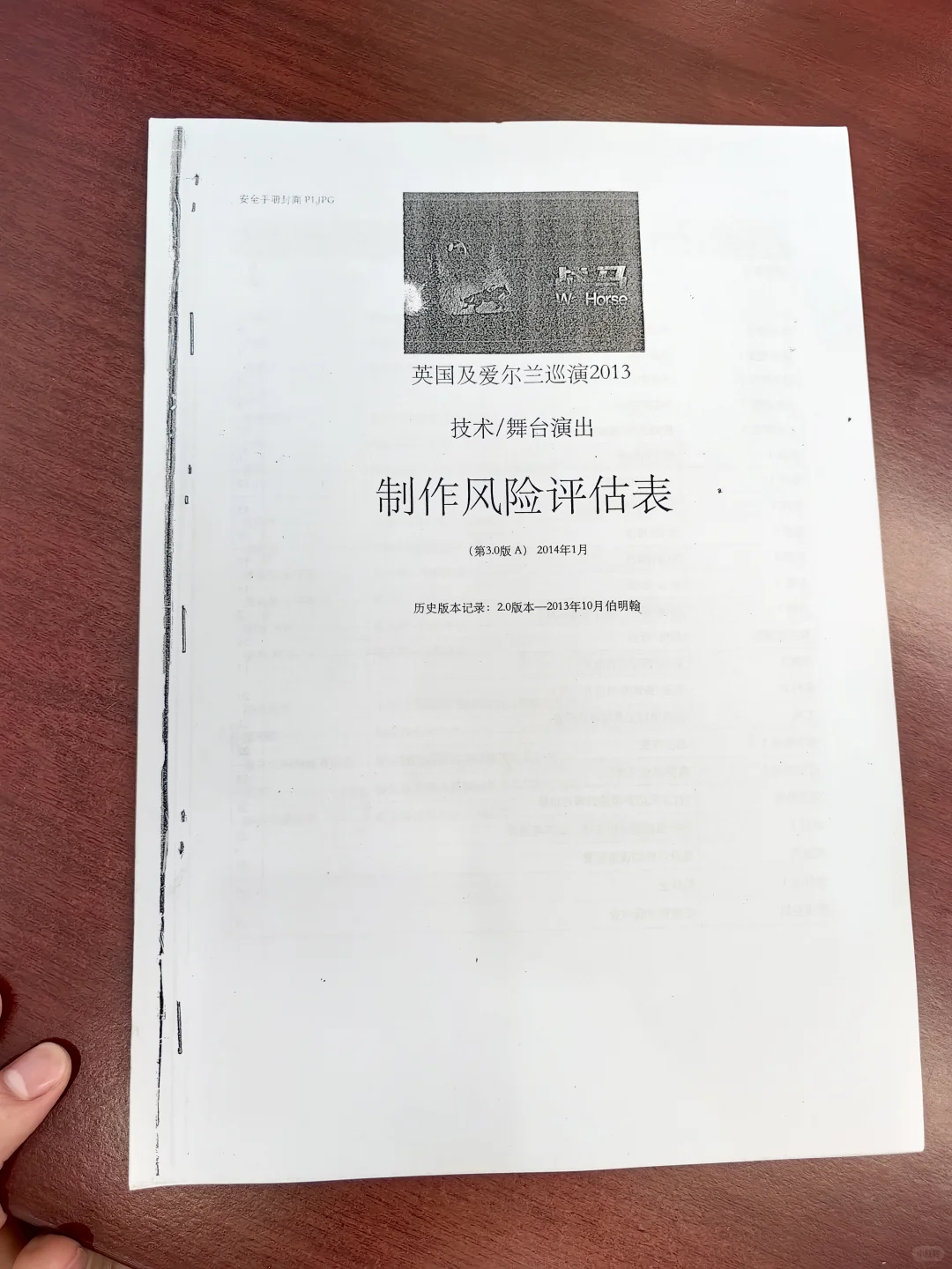 战马—矩阵分析法—风险评估