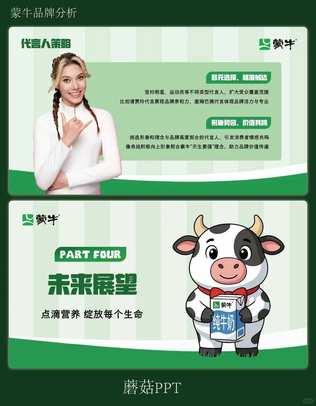 蒙牛品牌分析ppt