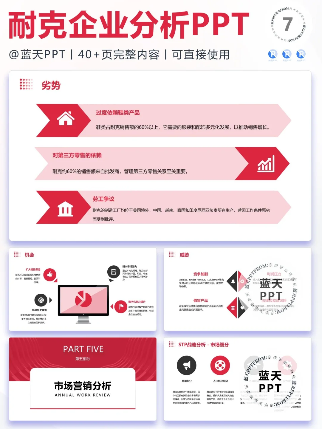 【001】耐克案例分析企业战略品牌营销PPT