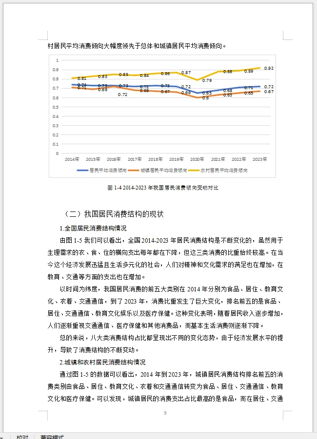经济学专业范文人口老龄化对居民消费影响