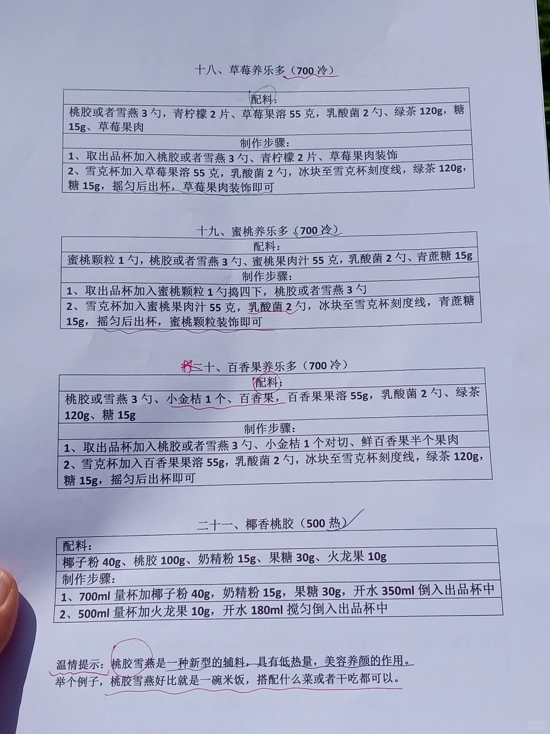 开养生茶饮店朋友给的配方㊙️分享给姐妹❗