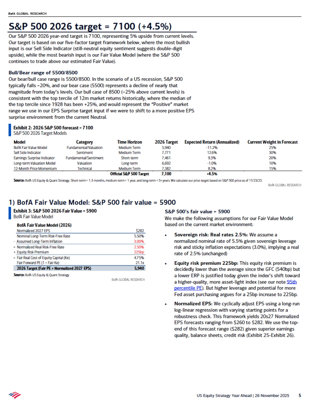 美银美林的2026预测太炸裂了