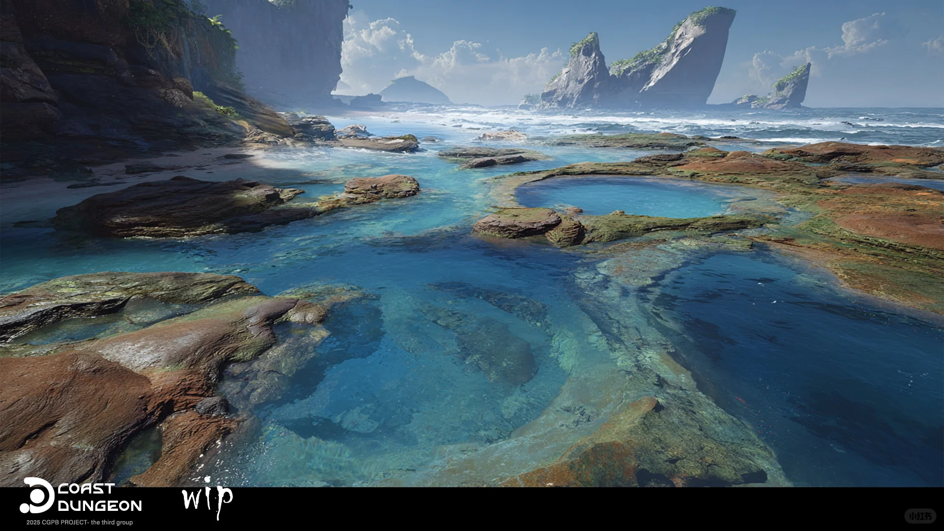 新四季三组：科幻题材海岸区域部分道具设计